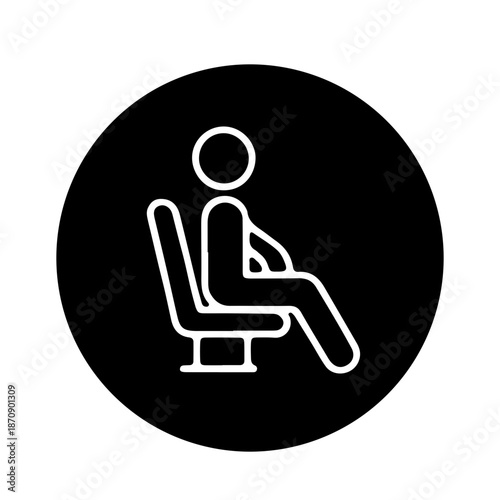 tourism and airline,irport, Boarding, Traveler, Tourist, passenger icon vector design 