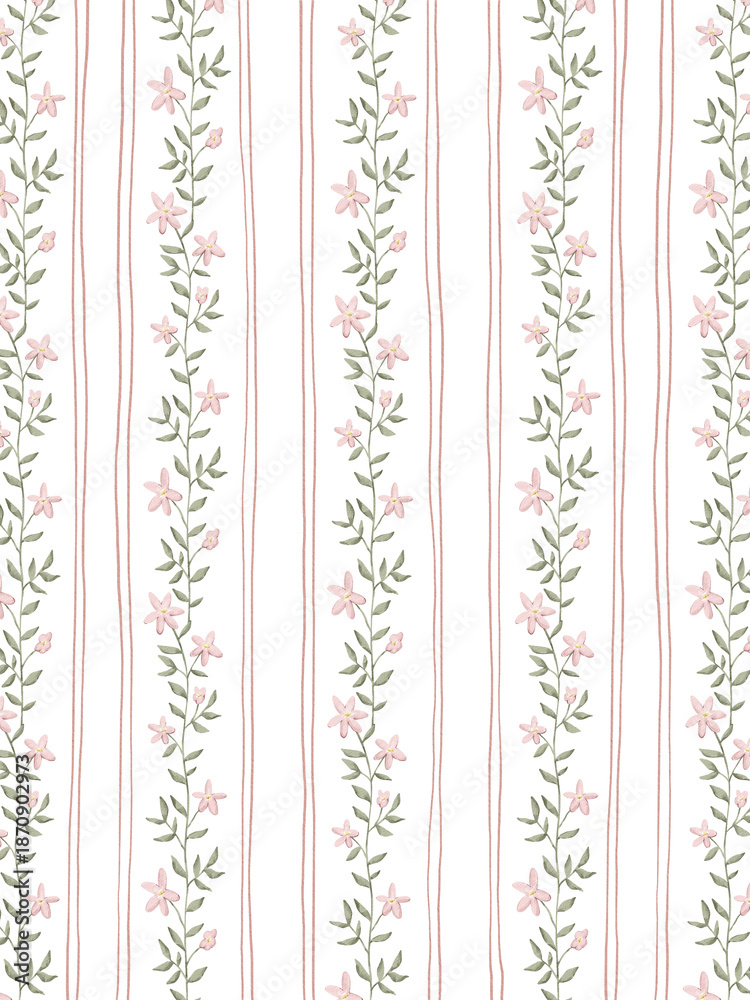 Obraz premium Vintage floral background for cards, papers, scrapbooking. 