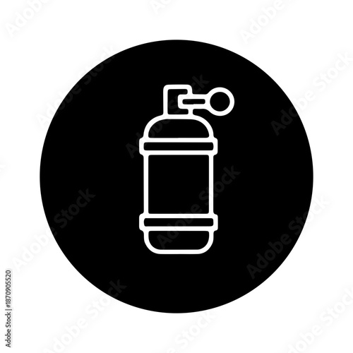 paintball competition gear, markers icon vector design 