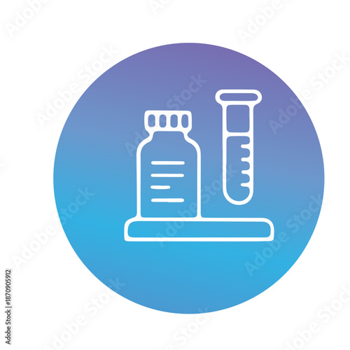laboratory research icon vector design 
