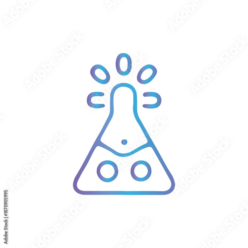 laboratory research icon vector design 
