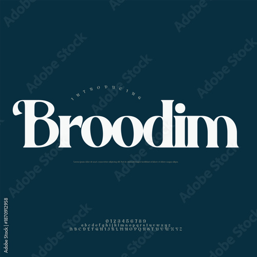 Broodim Moody Dark Aesthetic Graphic Design with Edgy Futuristic Typography