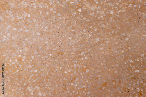 ベージュのテラゾー背景素材 人造大理石の質感