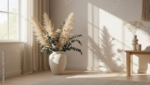 Minimal Calm Interior Scene