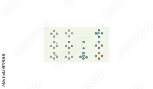 Social Community Network Icons with Connected People Vector Illustration