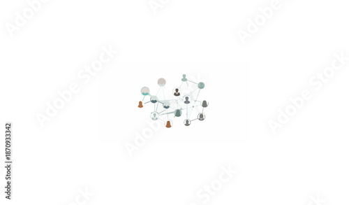 Community Network and Social Connection Icon Set Vector Design