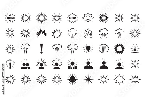 Comic Blast Graphics for Promotional Banners, Motion Dashboards, Apps