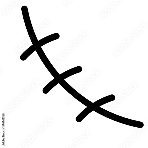 scar icon on white background