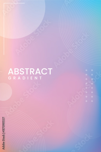 White lines against a colorful gradient background