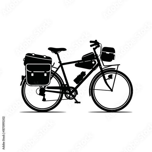 Electric bicycle with accessories and storage