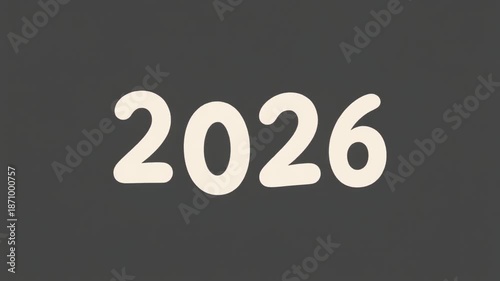 Year 2026 numeric display
