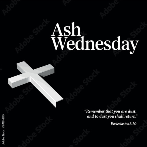 ASH Wednesday february 17th typography vector t-shirt design print