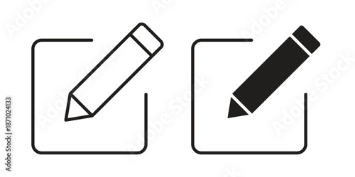 Post icons vector collection for web designs. flat icons