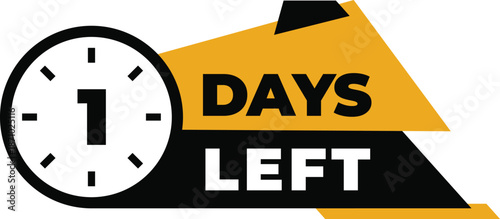 Days to Go Countdown Badge icon Set .Sale Deadline, Limited Time Offer and Event Timer Labels.1,2,3,4,5,6,7,8,9,10 days left countdown icon.