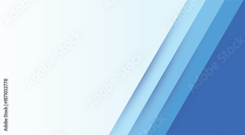 Free Download Modern abstract background with blue gradient diagonal stripes and geometric shapes for business presentations - GFXLoad