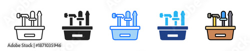 Lean Tools Icon Set Multiple Style Collection