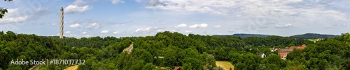 Panoramic view of Rottweil with tower
