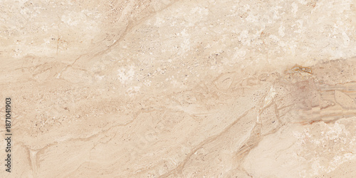 Natural Italian travertine stone. High-quality marble texture for ceramic tiles and backgrounds © Nadejda