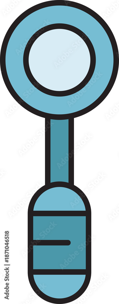 Fototapeta premium mouth mirror tool icon 