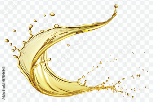 abstract 3d fresh olive oil splash explosion, flying olive oil on the air cut isolated on white background