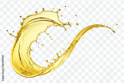 abstract 3d fresh olive oil splash explosion, flying olive oil on the air cut isolated on white background