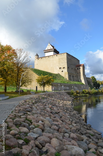 castle in the village