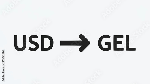 US Dollar to Georgian Lari Currency Exchange Rate.