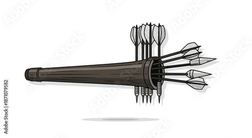 Quiver Full of Arrows: Archery Equipment for Hunting and Target Practice.