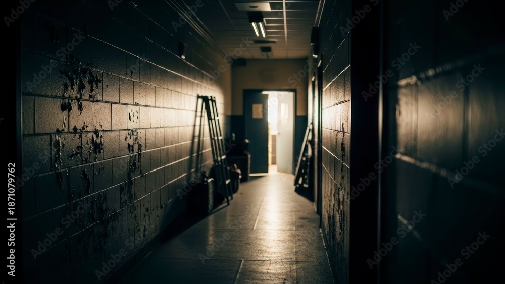 Fototapeta premium Dark corridor