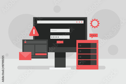 Web hosting business solution offering robust security, dedicated hosting, email hosting, faster loading speed.