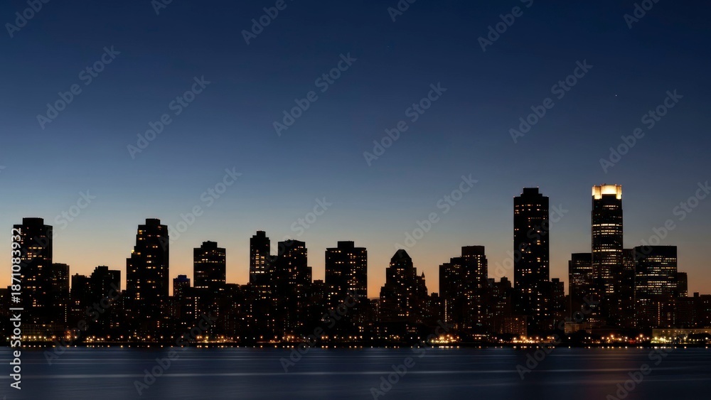 Obraz premium City silhouette