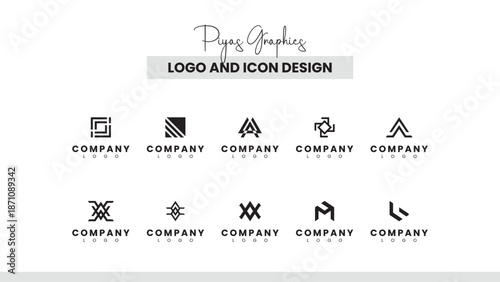 Angular Tech Logo Symbol Collection