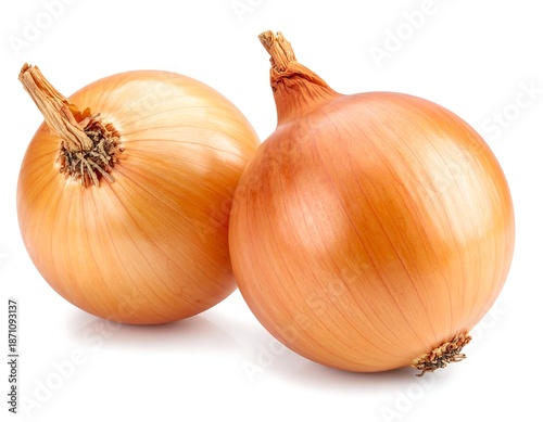 Wallpaper Mural Whole Onion Isolated on White for Food and Grocery Use
 Torontodigital.ca