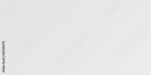 Modern dotted gradient fading from white to grey creates dynamic halftone background perfect for contemporary designs, presentations, and digital artwork with subtle textured dot pattern effect.