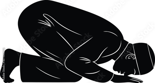 Professional businessman working diligently on laptop in modern office