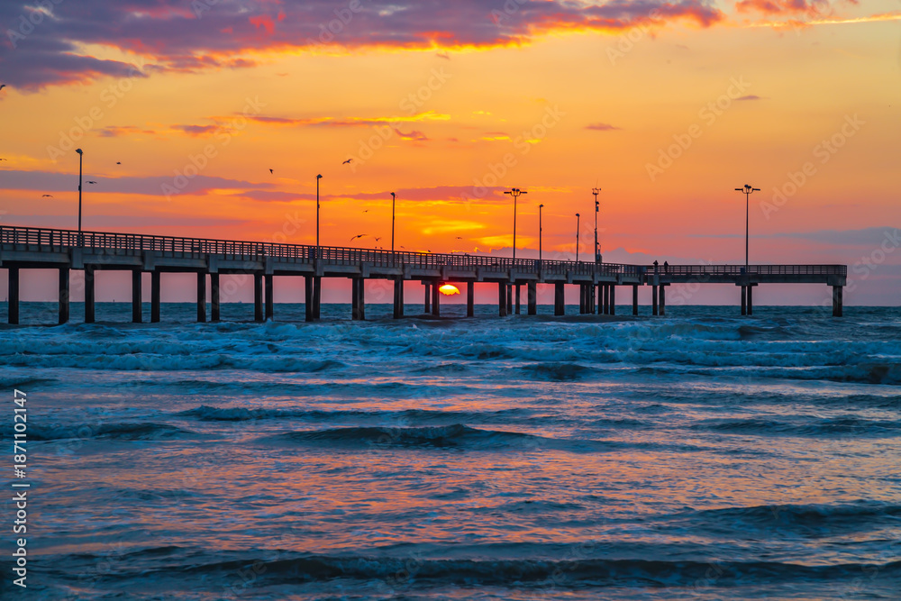 Obraz premium The Gulf Coast of Texas, USA
