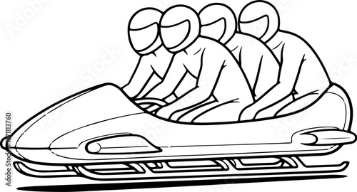 Four Person Bobsleigh Team