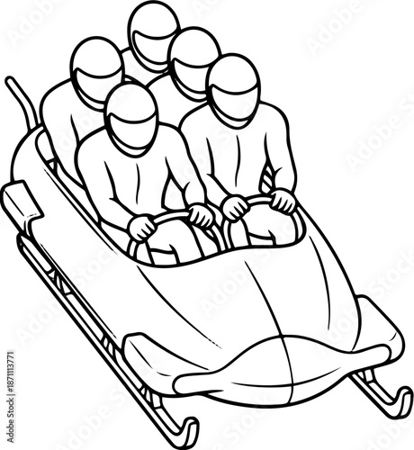 Four Person Bobsleigh Team