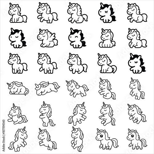 Cute Unicorn Svg Clipart