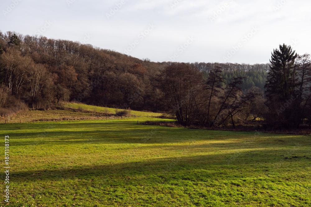Obraz premium Rundweg Hunsrück Dom, Ravengiersburg, Dezember 2025