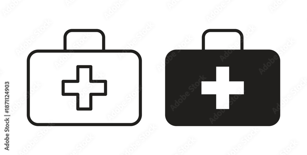 Obraz premium Medical kit icon