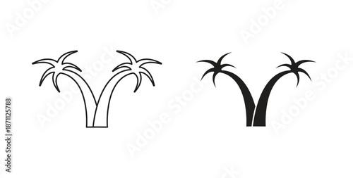 Palm tree icon