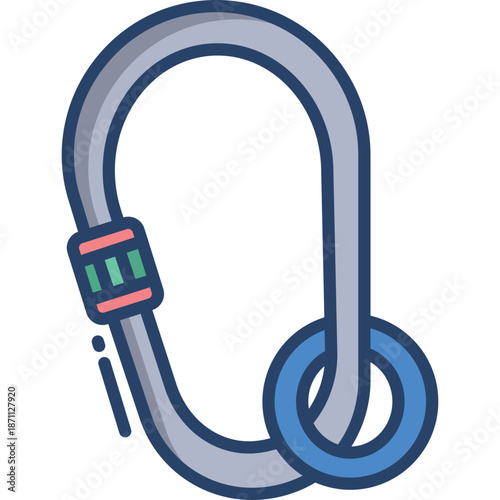 Climbing Carabiner Icon