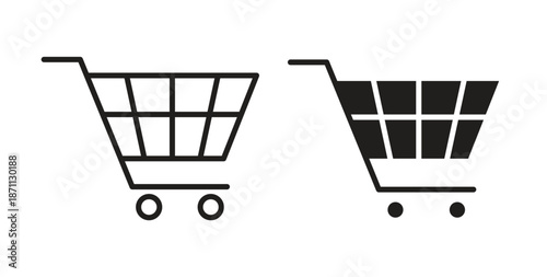 Shopping trolley icon