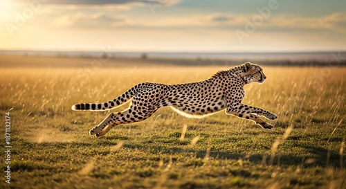 cheetah in the grass