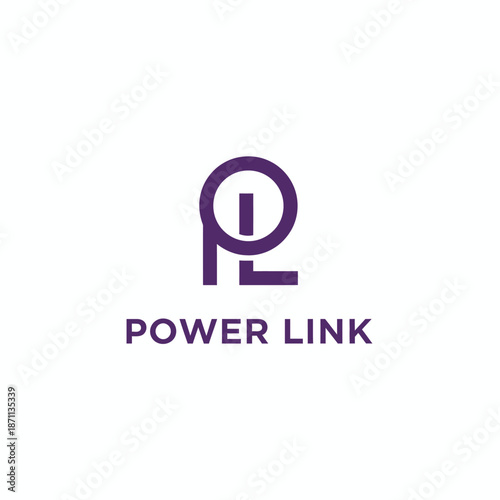 Power Link logo with a modern purple monogram, symbolizing connectivity, innovation, and reliable digital power solutions.
