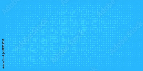 Blue Tech Finance Fintech Background Abstract Pixel Pattern. Abstract Business Tech Science Vector Backdrop.