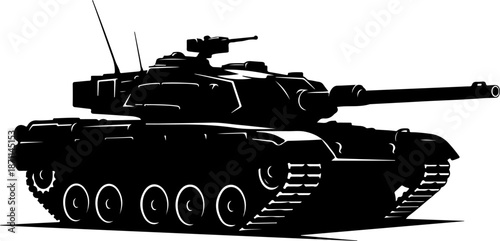 Battle Tank Silhouette Illustration

Armored Military Tank Vector

Modern War Tank Shadow Art