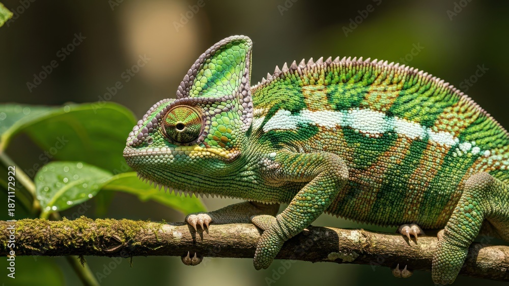 Obraz premium Green lizard