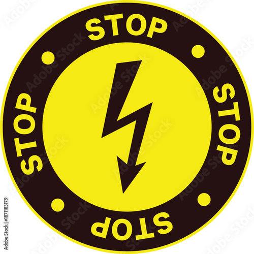 High Voltage Danger Symbol